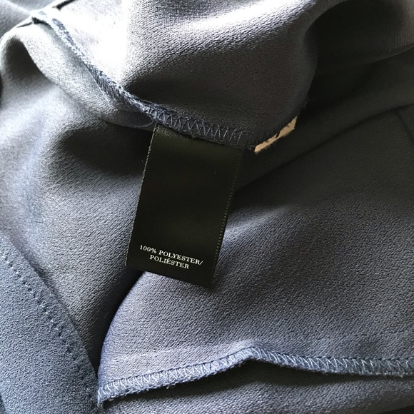 Ann Taylor V-Neck Flare Dress in Blue - Picture 6 of 9